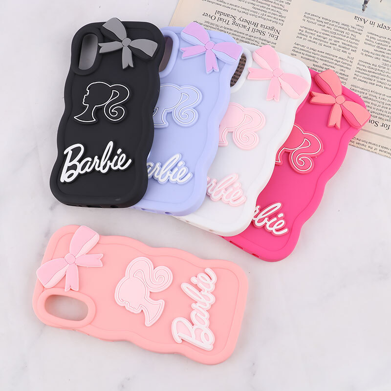 قاب موج دار سامسونگ Galaxy A30s / A50 / A50s طرح Barbie برجسته