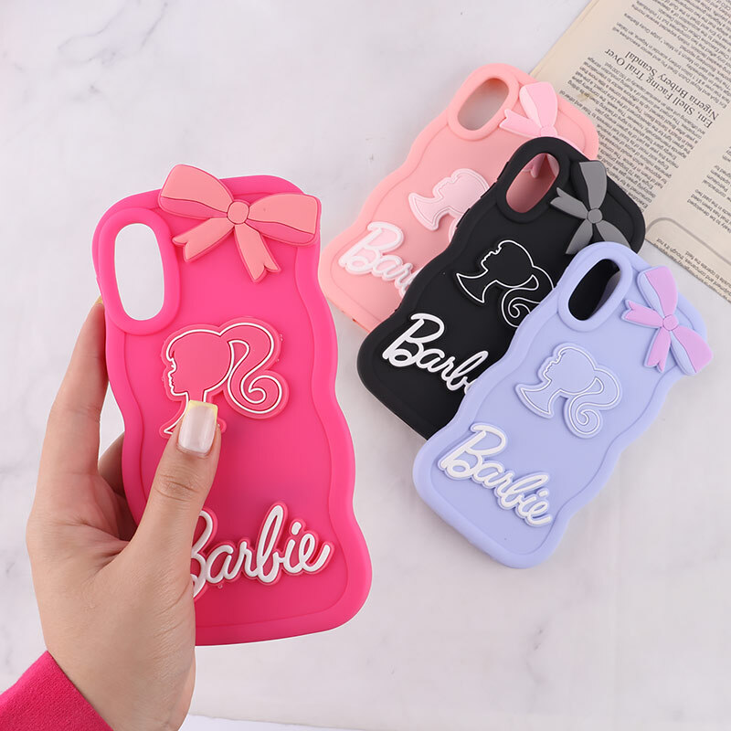قاب موج دار سامسونگ Galaxy A30s / A50 / A50s طرح Barbie برجسته