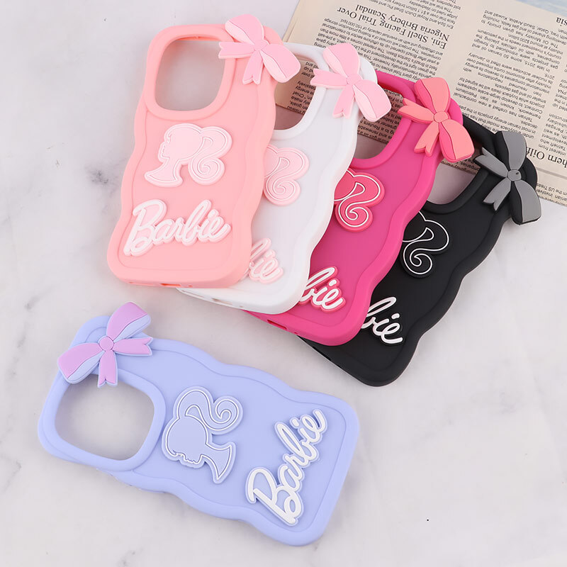 قاب موج دار شیائومی Redmi Note 13 Pro 4G طرح Barbie برجسته