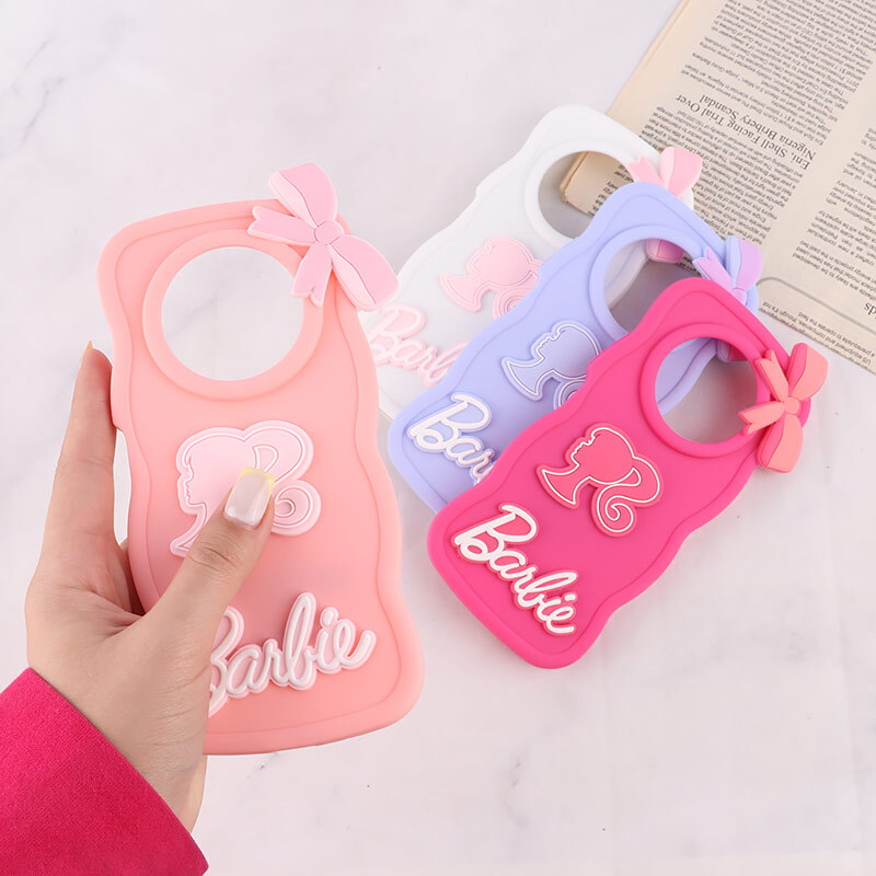قاب موج دار شیائومی Redmi A3 / A3X طرح Barbie برجسته