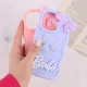 قاب موج دار آیفون iPhone 16 Pro طرح Barbie برجسته