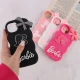 قاب موج دار آیفون iPhone 15 طرح Barbie برجسته