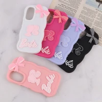 قاب موج دار سامسونگ Galaxy A26 طرح Barbie برجسته