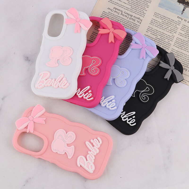 قاب موج دار سامسونگ Galaxy A26 طرح Barbie برجسته