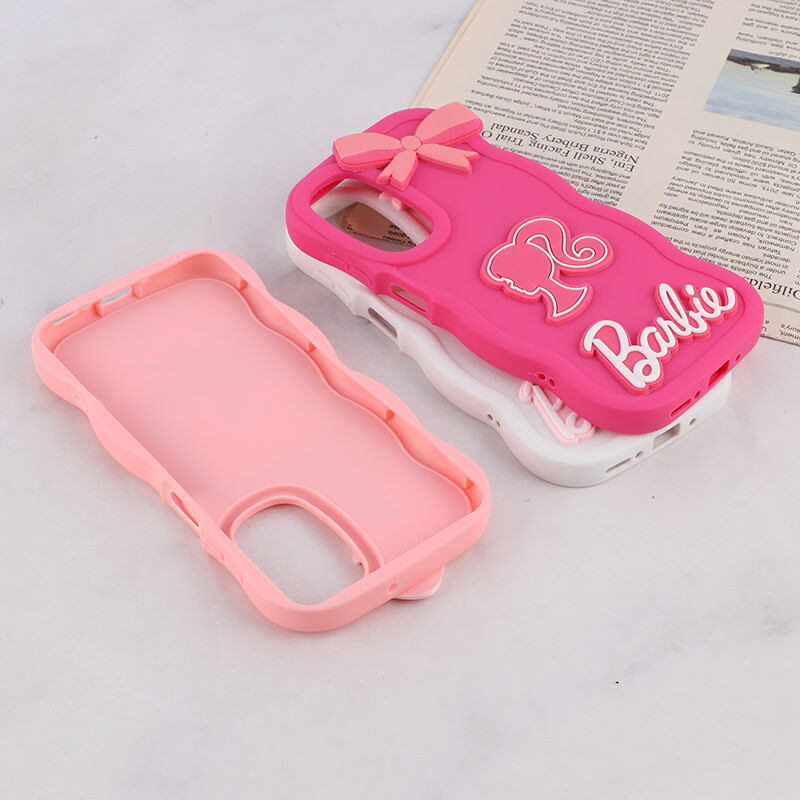 قاب موج دار سامسونگ Galaxy A26 طرح Barbie برجسته