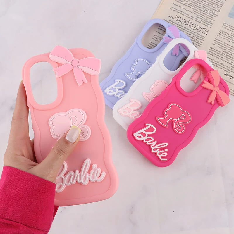 قاب موج دار سامسونگ Galaxy A26 طرح Barbie برجسته