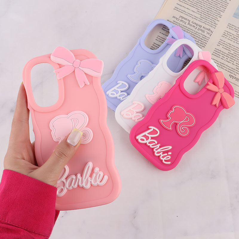 قاب موج دار سامسونگ Galaxy A26 طرح Barbie برجسته