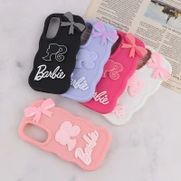قاب موج دار سامسونگ Galaxy S23 FE 5G طرح Barbie برجسته