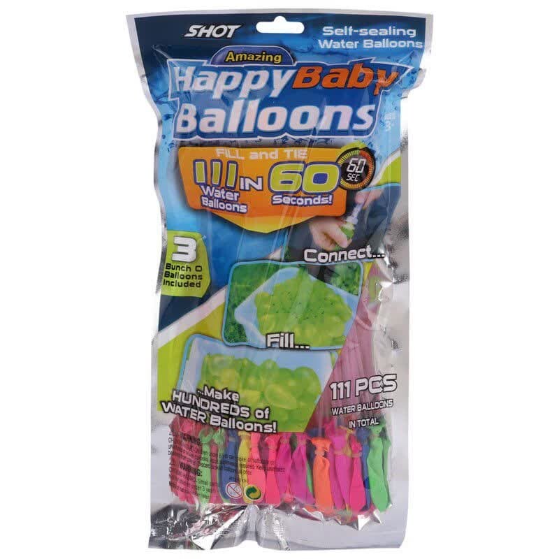 بادکنک آب بازی Baby Balloons بسته 111 عددی