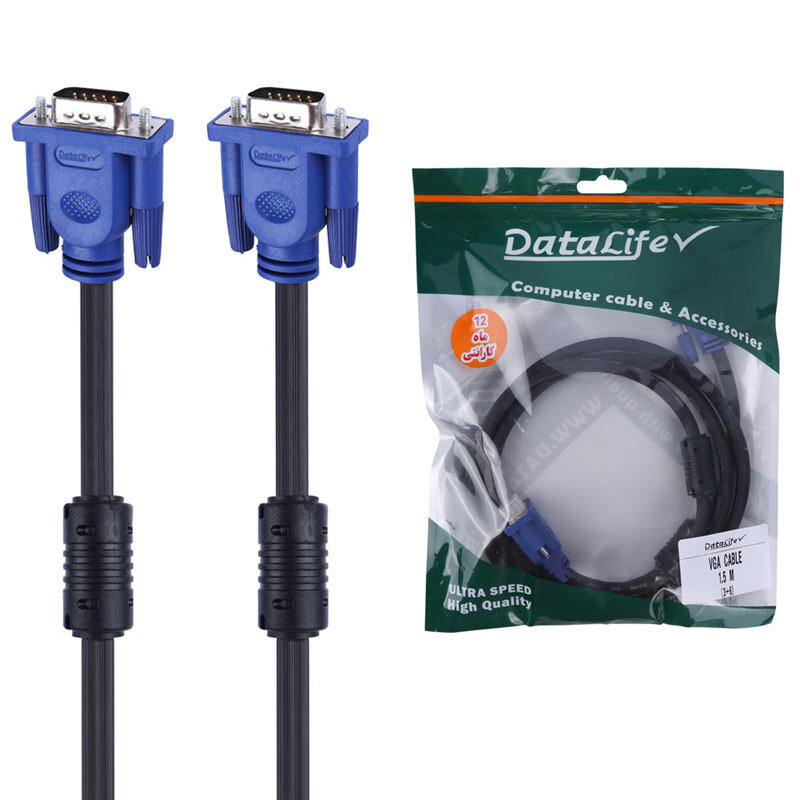 کابل VGA 3+6 دیتالایف DataLife طول 1.5 متر