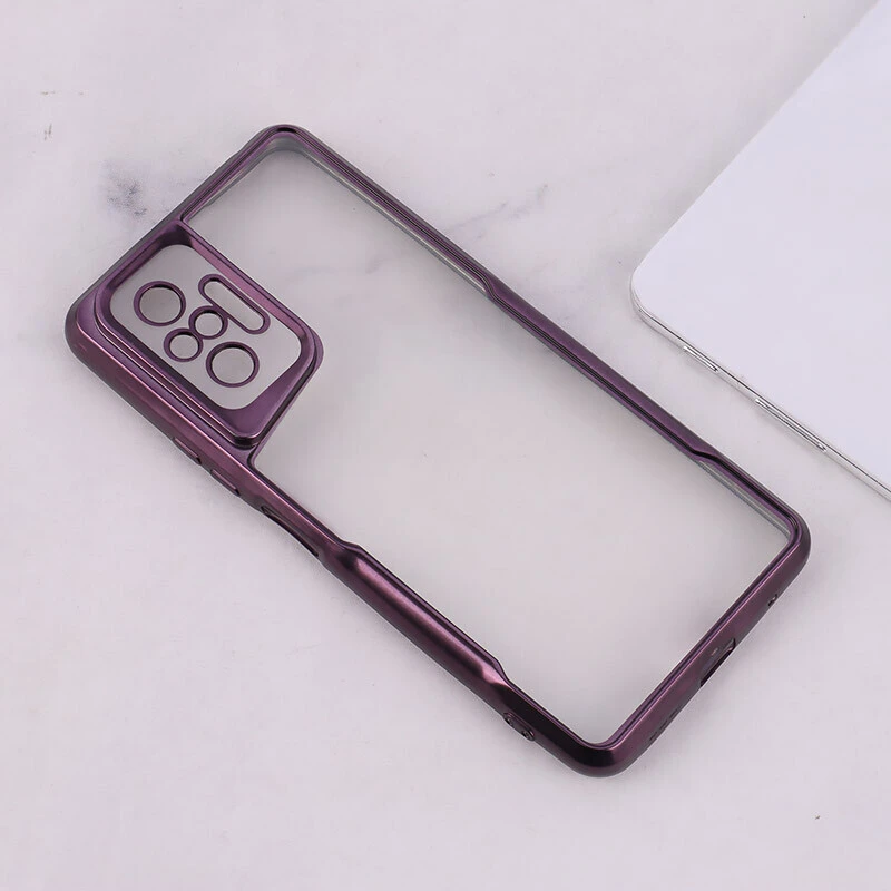 قاب ژله ای شفاف شیائومی Redmi Note 10 Pro 4G طرح تیتانیوم محافظ لنزدار