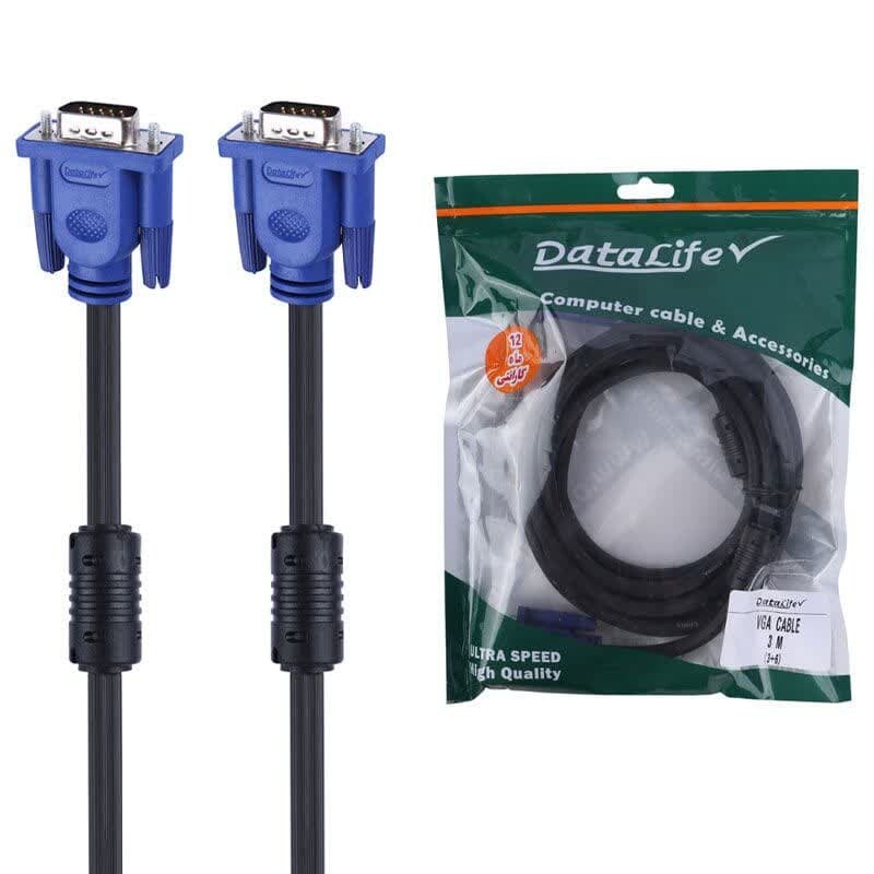 کابل VGA 3+6 دیتالایف DataLife طول 3 متر