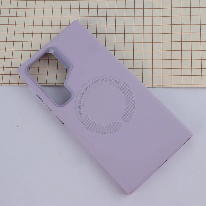 قاب چرمی مگ سیف Leather سامسونگ Galaxy S24 Ultra