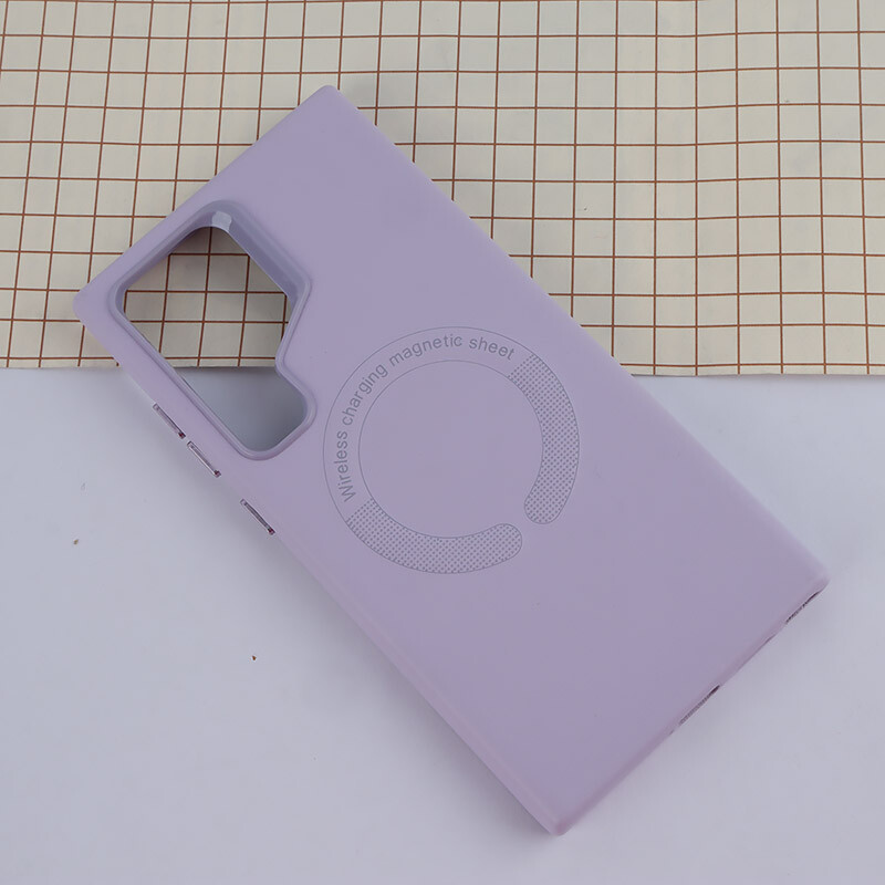 قاب چرمی مگ سیف Leather سامسونگ Galaxy S24 Ultra
