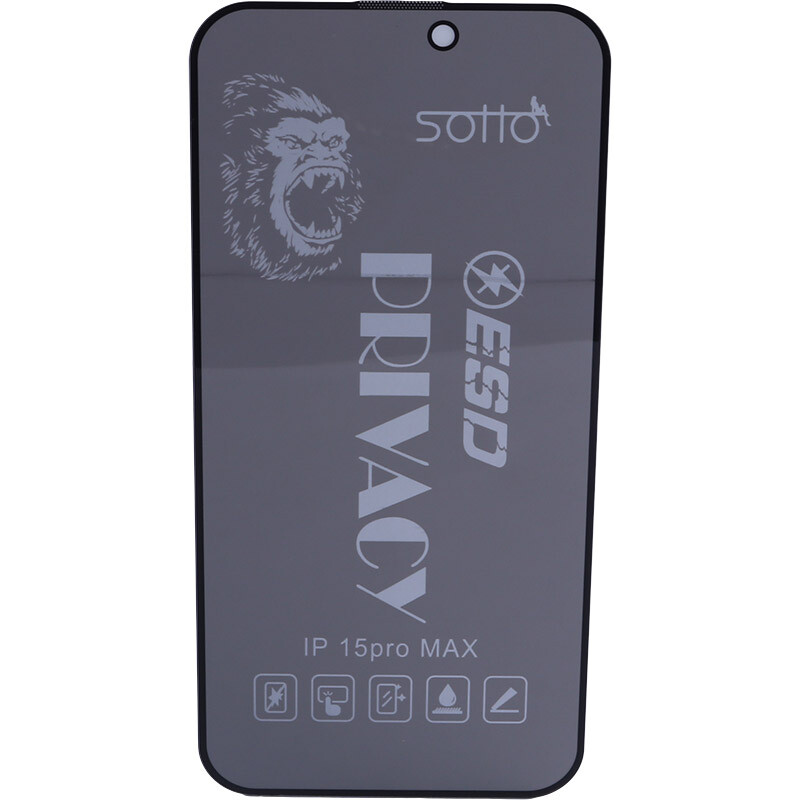 گلس پرایوسی آنتی استاتیک Sotto آیفون iPhone 15 Pro Max