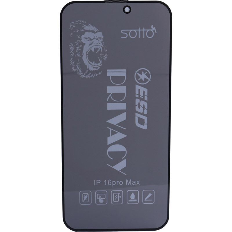 گلس پرایوسی آنتی استاتیک Sotto آیفون iPhone 16 Pro Max