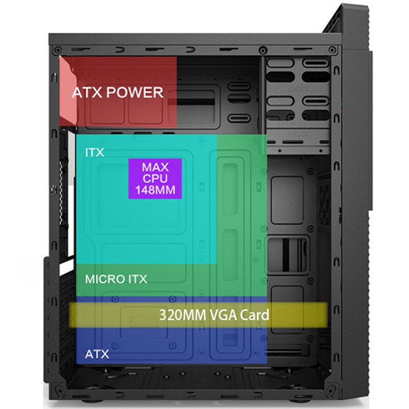 کیس کامپیوتر نوا Nova NC-E130