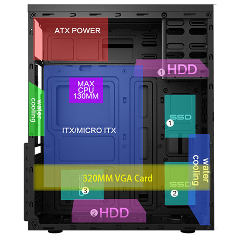 کیس کامپیوتر نوا Nova NC-E188