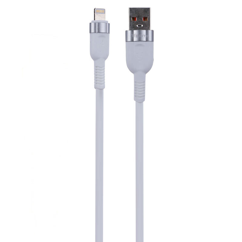کابل آیفونی فست شارژ Verity CB-3160I-W 3A PD 65W 1m