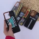 قاب چرمی شیائومی Poco X7 Pro طرح دار دور محافظ لنز متال