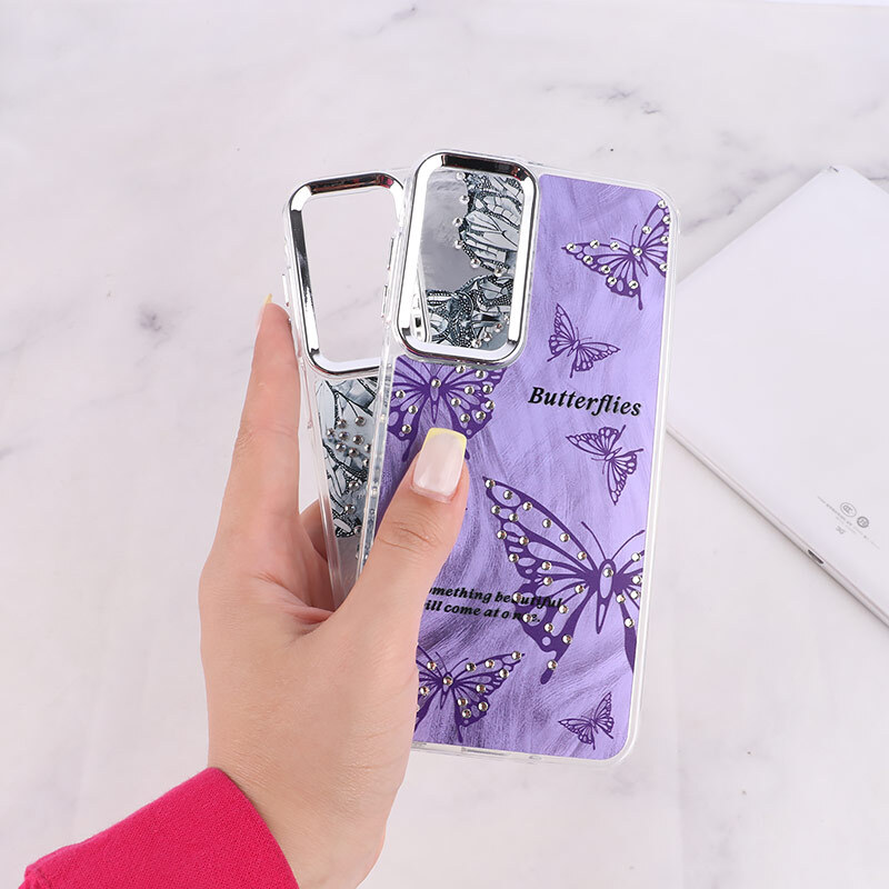 قاب سامسونگ Galaxy A26 طرح پروانه نگین دار