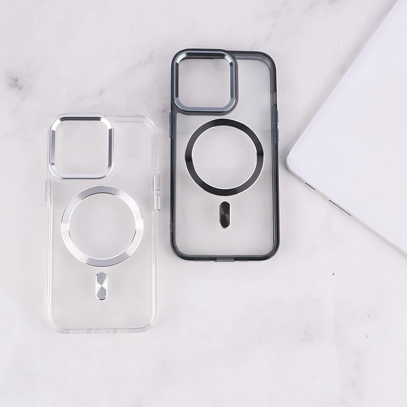 قاب ژله ای مگ سیف آیفون iPhone 13 Pro دور محافظ لنز متال