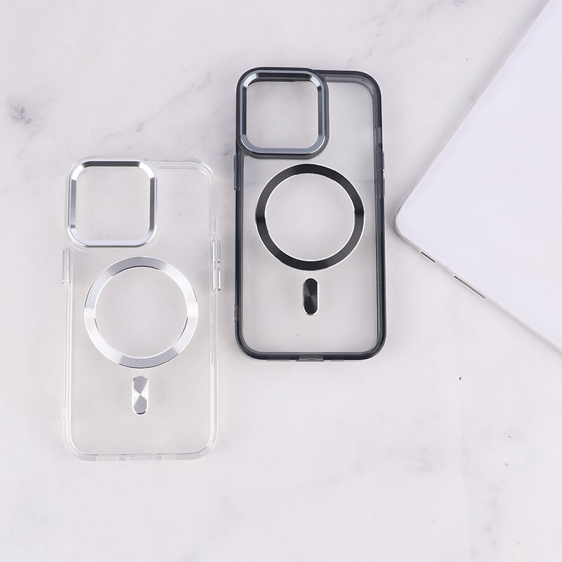 قاب ژله ای مگ سیف آیفون iPhone 13 Pro دور محافظ لنز متال