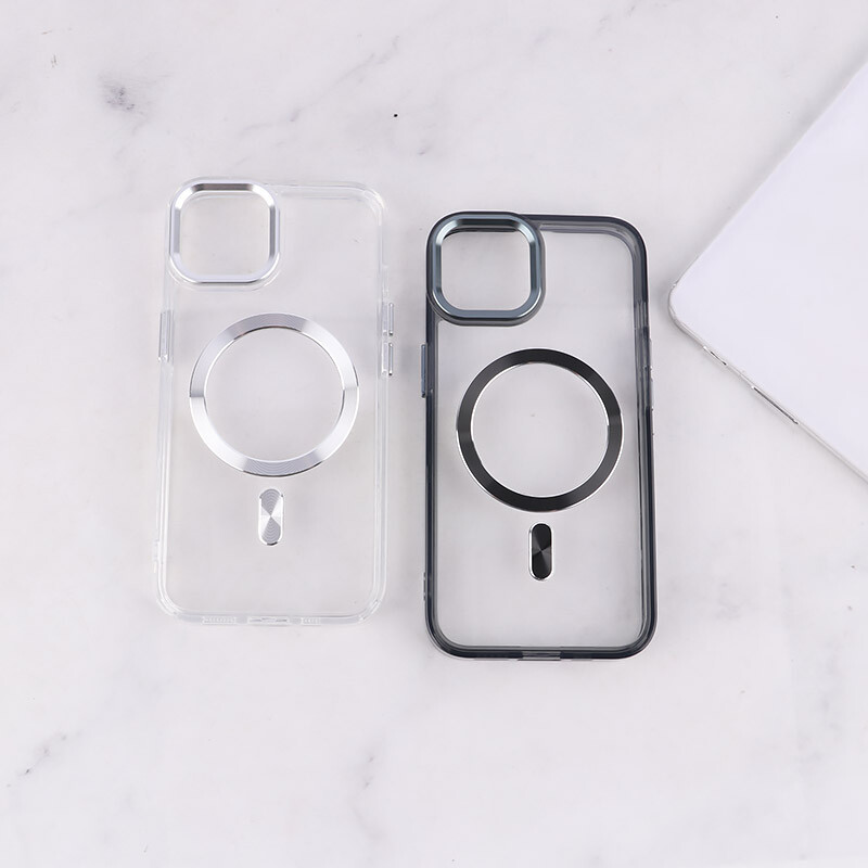 قاب ژله ای مگ سیف آیفون iPhone 13 / 14 دور محافظ لنز متال