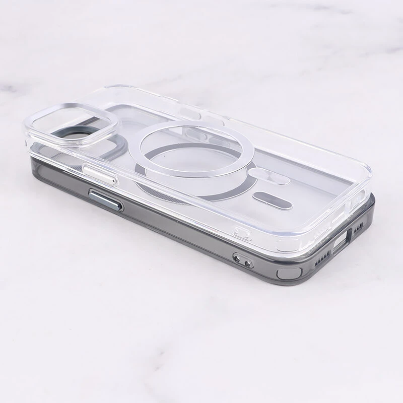 قاب ژله ای مگ سیف آیفون iPhone 13 / 14 دور محافظ لنز متال