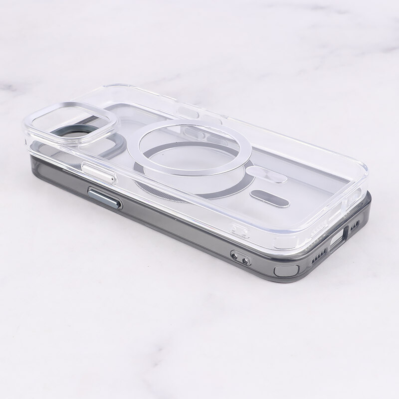 قاب ژله ای مگ سیف آیفون iPhone 13 / 14 دور محافظ لنز متال