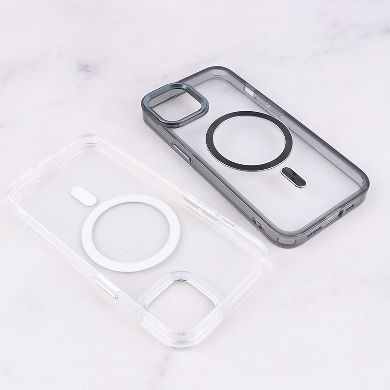قاب ژله ای مگ سیف آیفون iPhone 13 / 14 دور محافظ لنز متال