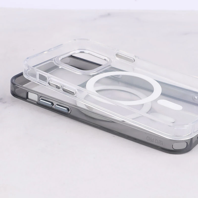 قاب ژله ای مگ سیف آیفون iPhone 12 / 12 Pro دور محافظ لنز متال
