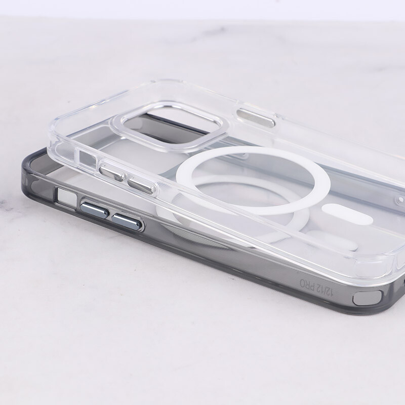 قاب ژله ای مگ سیف آیفون iPhone 12 / 12 Pro دور محافظ لنز متال