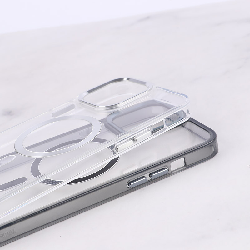 قاب ژله ای مگ سیف آیفون iPhone 13 Pro Max دور محافظ لنز متال