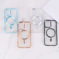 قاب ژله ای مگ سیف آیفون iPhone 16 دور محافظ لنز متال