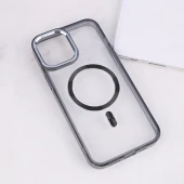 قاب ژله ای مگ سیف آیفون iPhone 12 Pro Max دور محافظ لنز متال