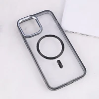 قاب ژله ای مگ سیف آیفون iPhone 12 Pro Max دور محافظ لنز متال
