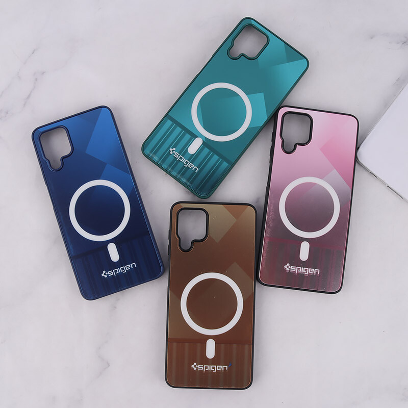 قاب Spigen سامسونگ Galaxy A12 / M12 طرح مگ سیف