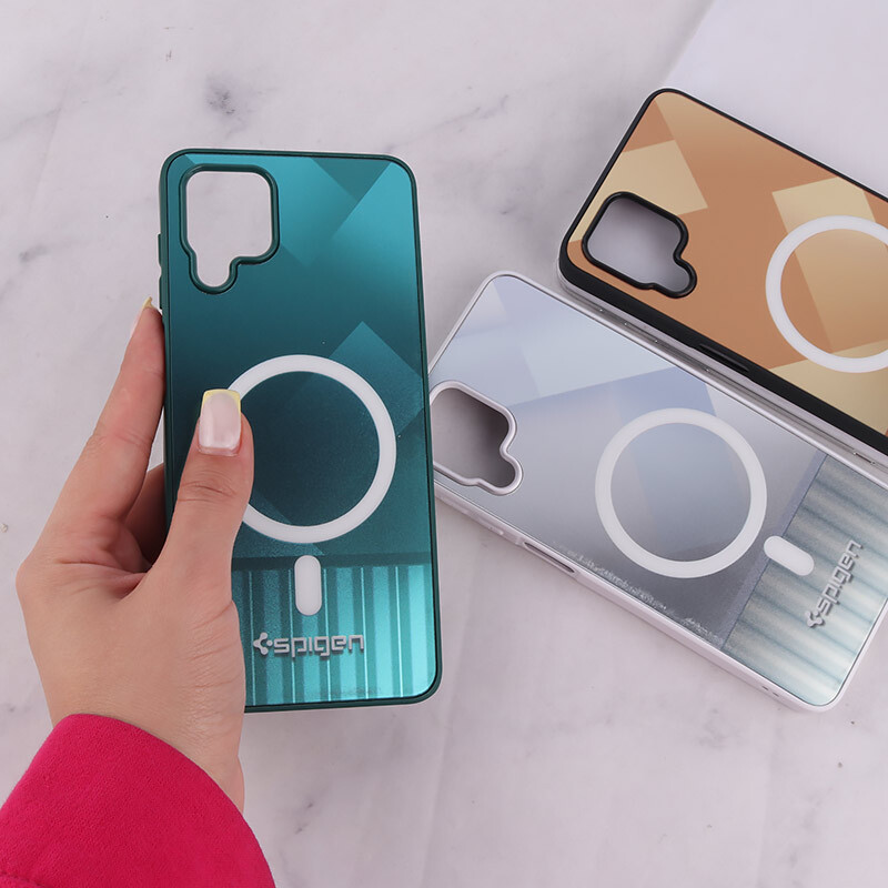 قاب Spigen سامسونگ Galaxy A12 / M12 طرح مگ سیف