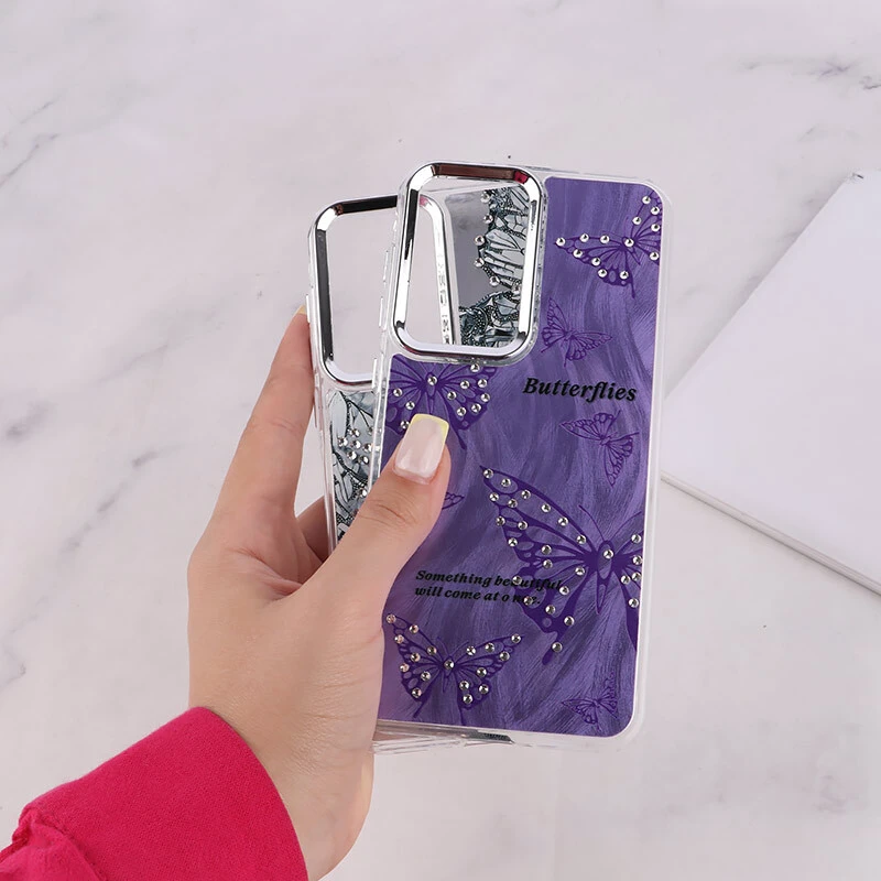 قاب سامسونگ Galaxy A36 طرح پروانه نگین دار
