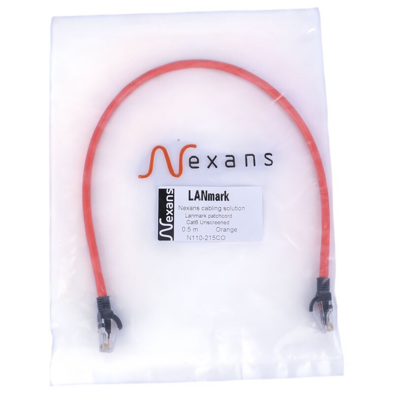 کابل شبکه Cat6 نگزنس N110-215CO طول 0.5 متر