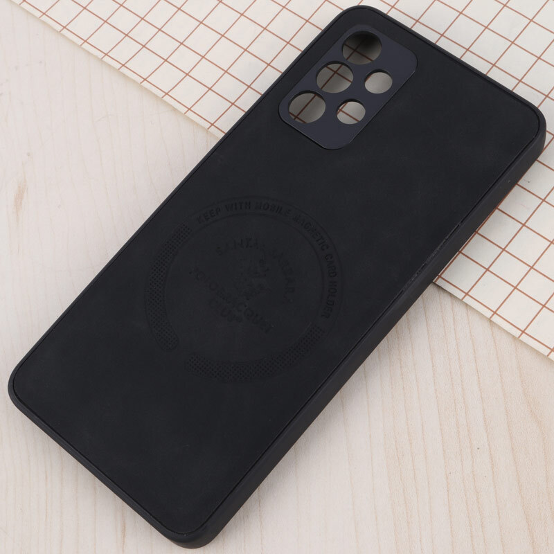 قاب چرمی Polo & Racquet Club سامسونگ Galaxy A32 4G طرح مگ سیف محافظ لنزدار
