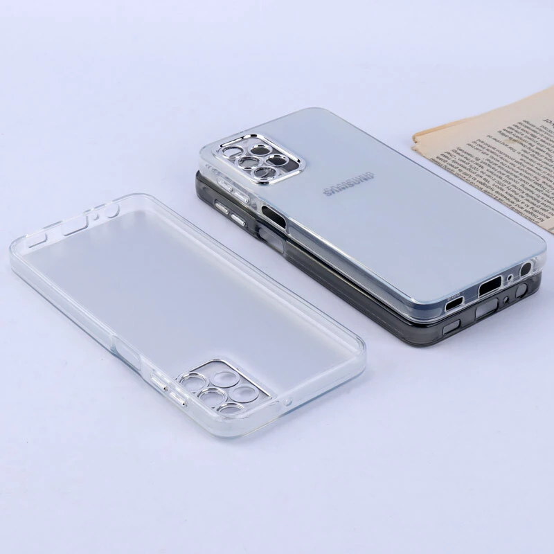 قاب PC سامسونگ Galaxy A32 5G براق متال محافظ لنزدار