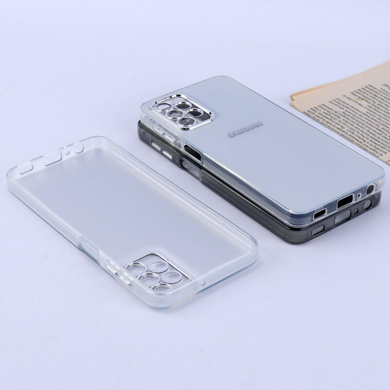 قاب PC سامسونگ Galaxy A32 5G براق متال محافظ لنزدار