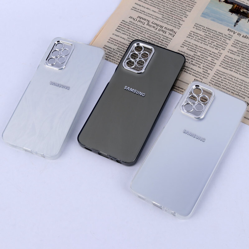 قاب PC سامسونگ Galaxy A32 5G براق متال محافظ لنزدار