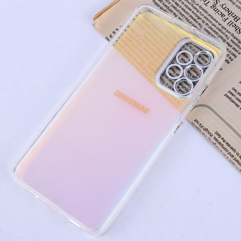قاب PC سامسونگ Galaxy A32 4G براق متال محافظ لنزدار