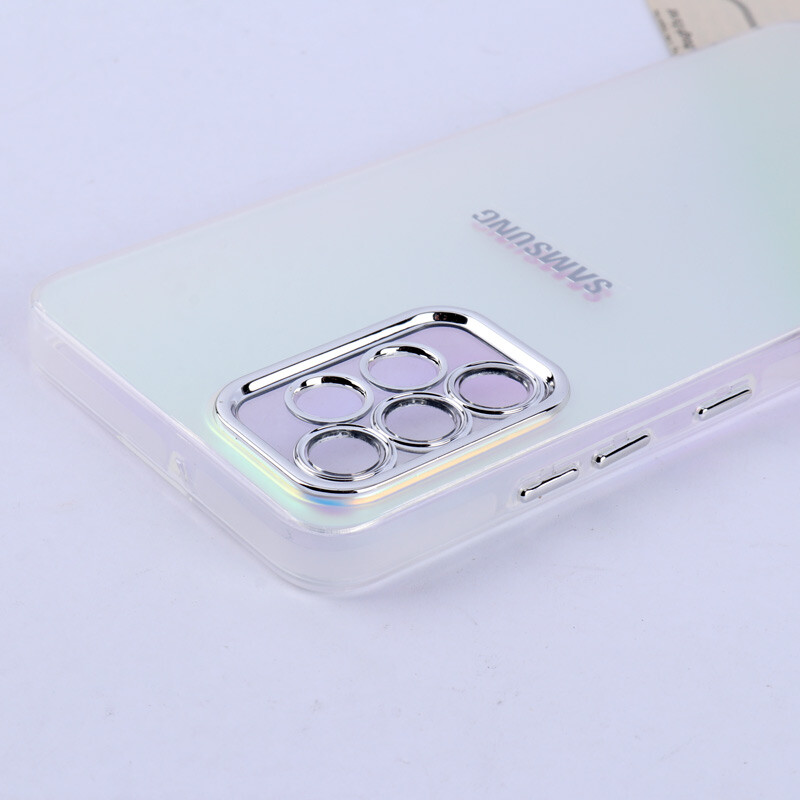 قاب PC سامسونگ Galaxy A32 4G براق متال محافظ لنزدار