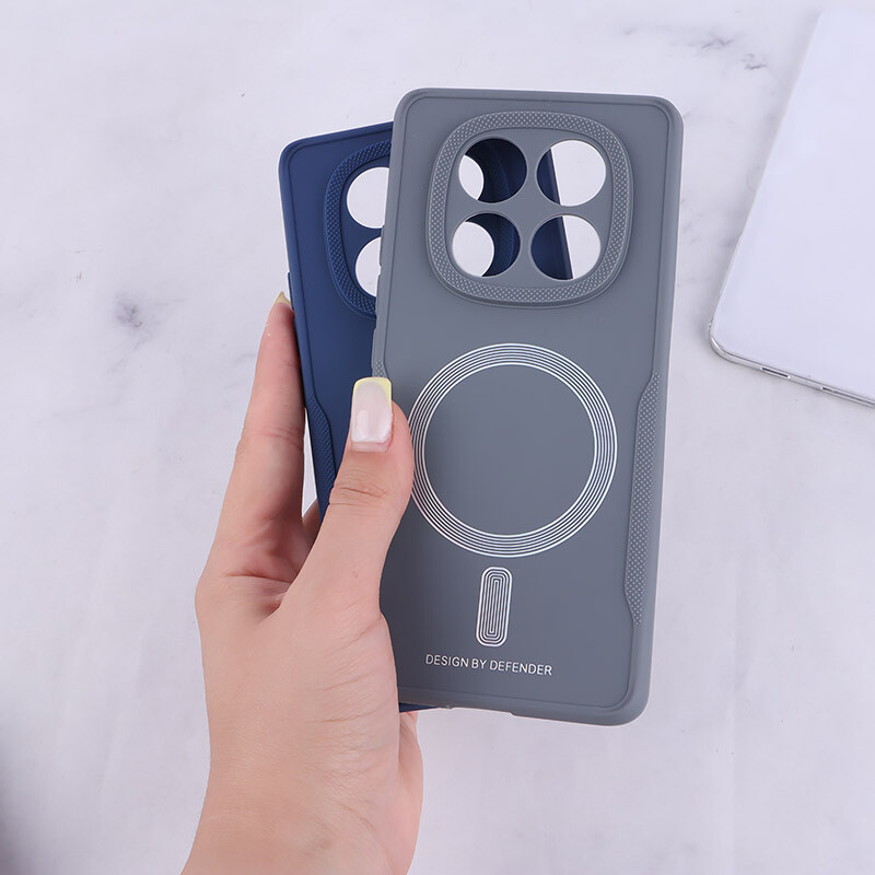 قاب ژله ای Design By Defender شیائومی Redmi Note 14 Pro 4G طرح مگ سیف محافظ لنزدار