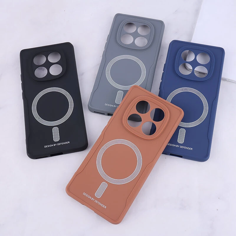 قاب ژله ای Design By Defender شیائومی Redmi Note 14 Pro 4G طرح مگ سیف محافظ لنزدار