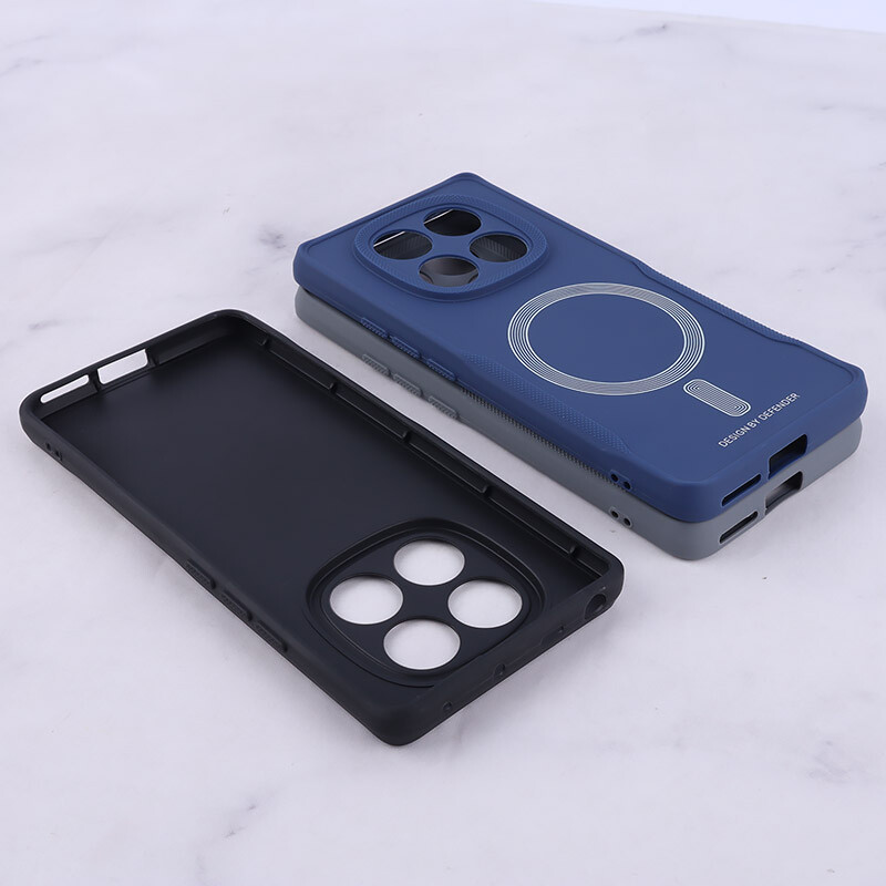 قاب ژله ای Design By Defender شیائومی Redmi Note 14 Pro 4G طرح مگ سیف محافظ لنزدار